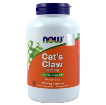 Now Foods Cat's Claw 500mg suplement diety 250 kapsułek