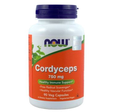 Now Foods Cordyceps 750mg suplement diety 90 kapsułek