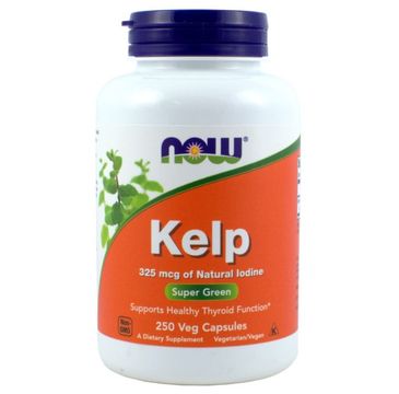 Now Foods Kelp 325µg suplement diety 250 kapsułek