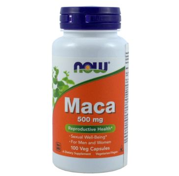 Now Foods Maca 500mg suplement diety 100 kapsułek