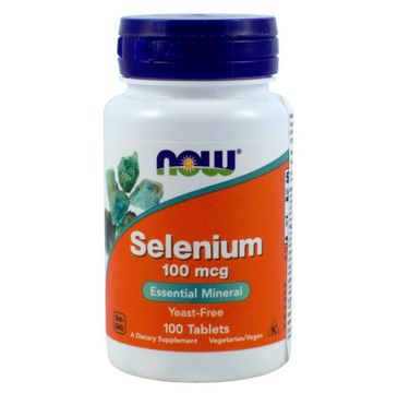 Now Foods Selenium 100mcg selen suplement diety 100 tabletek