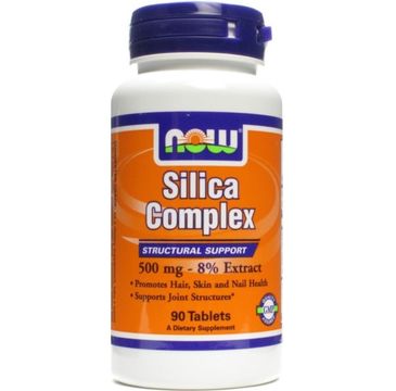 Now Foods Silica Complex 500mg suplement diety 90 tabletek