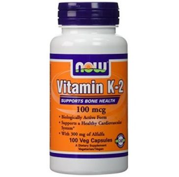 Now Foods Witamin K-2 100mg suplement diety 100 kapsułek