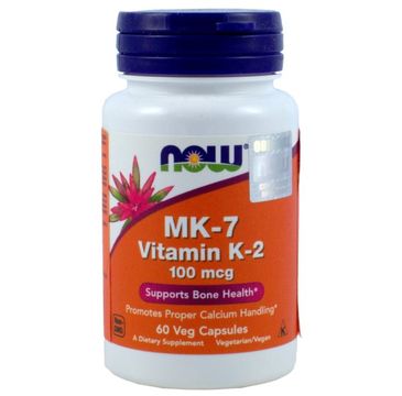 Now Foods Witamina K2 MK-7 100mcg suplement diety 60 kapsułek