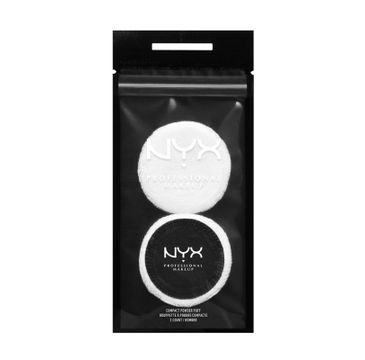 NYX Professional MakeUp Compact Powder Puff gąbeczka do pudru 2szt