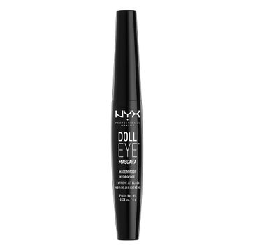 NYX Professional MakeUp Doll Eye Mascara Waterproff wodoodporny tusz do rzęs Black 8g