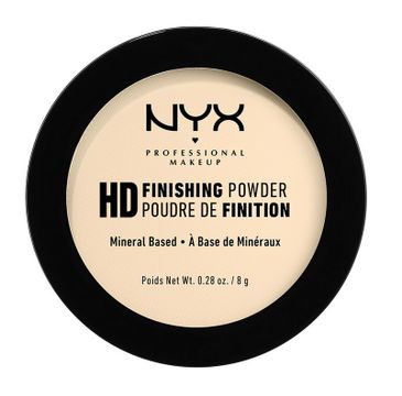 NYX Professional MakeUp HD Finishing Powder puder matujący w kamieniu Banana 8g