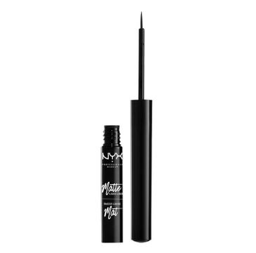 NYX Professional MakeUp Matte Liquid Liner matowy eyeliner w pędzelku 01 Black 2ml