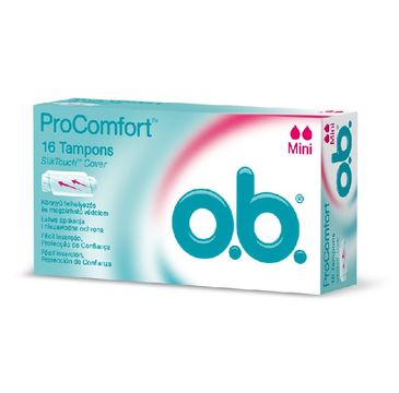 O.B. tampony higieniczne ProComfort Mini 6 op.-16 sztuk (5+1)