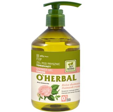 O'Herbal żel pod prysznic tonizujący róża damasceńska (500 ml)