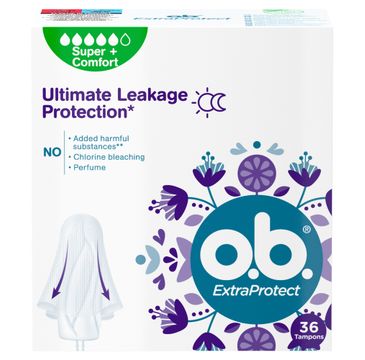 O.B. ExtraProtect Super+ Comfort tampony (36 szt.)