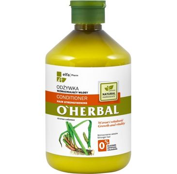 O'Herbal Odżywka do włosów osłabionych z korzeniem tataraku (500 ml)