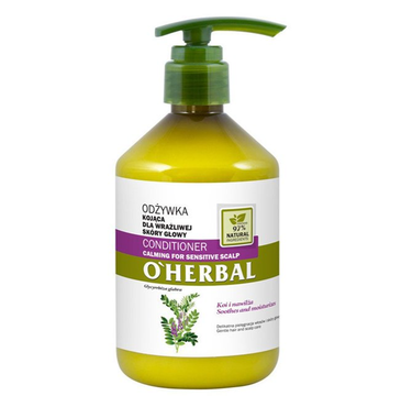 O'herbal odżywka kojąca do wrażliwej skóry głowy - lukrecja (500 ml)