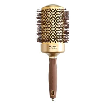 Olivia Garden Expert Blowout Shine szczotka do modelowania i suszenia włosów Gold/Brown 65mm