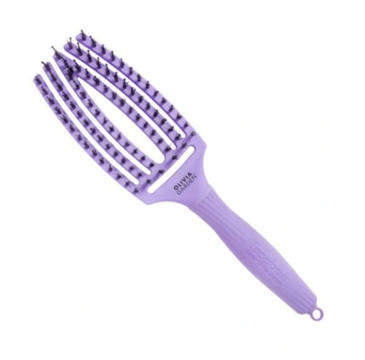 Olivia Garden Finger Brush szczotka do włosów i masażu skóry głowy Bloom Lawendowa (1 szt.)