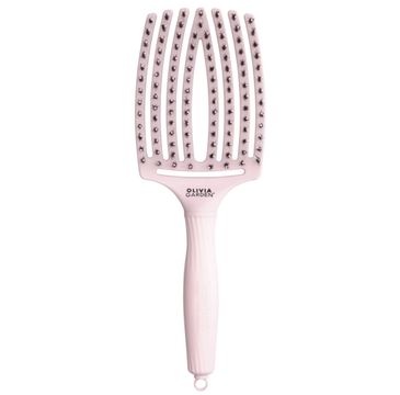 Olivia Garden Fingerbrush Combo szczotka do włosów - Pastel Pink Large