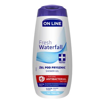 On Line – Antybakteryjny żel pod prysznic Fresh Waterfall (400 ml)