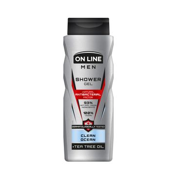 On Line – Antybakteryjny żel pod prysznic Men Clean Ocean (400 ml)