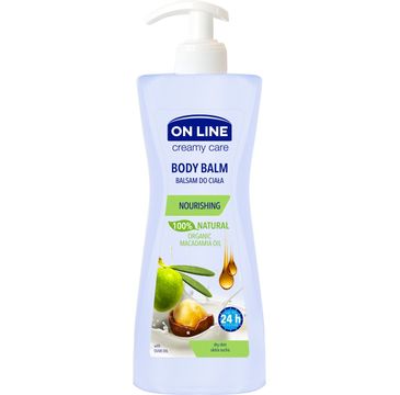 On Line Creamy Care balsam do każdego rodzaju skóry odżywczy olej macadamia i oliwka 400 ml