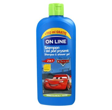 On Line Disney Cars szampon i żel pod prysznic dla dzieci 400 ml