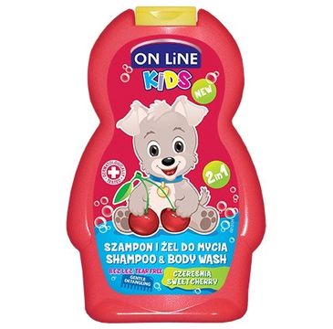 On Line Kids Szampon 2w1 Czereśnia 250 ml