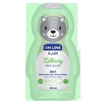 On Line – Le Petit Żel do mycia ciała,włosów i twarzy 3w1 dla dzieci Żelkowy (350 ml)