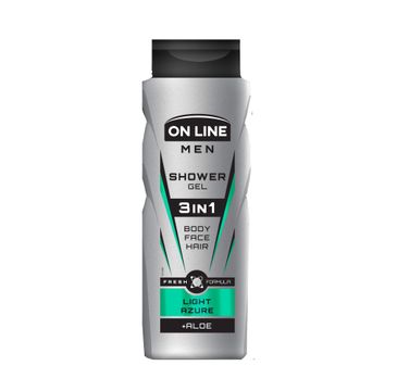 On Line Men Light Azure – żel pod prysznic 3in1 dla mężczyzn (400 ml)