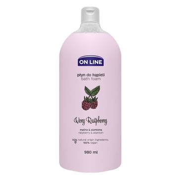 On Line – Płyn do kąpieli Very Raspberry (980 ml)