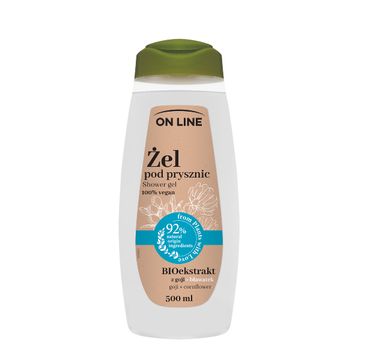 On Line – Żel pod prysznic Bławatek & Goji (500 ml)