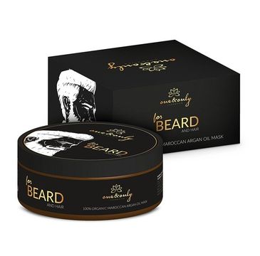 One&Only For Beard & Hair 100% Organic Maroccan Argan Oil Mask maska do brody i włosów 300g