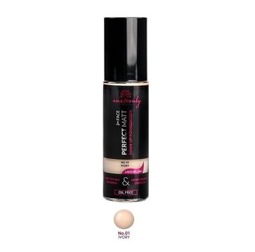 One&Only For Face Perfect Matt Make Up Foundation matująco-nawilżający podkład mineralny do twarzy 01 Ivory 30ml