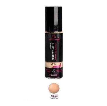 One&Only For Face Perfect Matt Make Up Foundation matująco-nawilżający podkład mineralny do twarzy 03 Natural 30ml