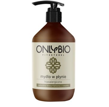 OnlyBio Fitosterol Hipoalergiczne mydło w płynie z olejem z rzepaku pompka (500 ml)