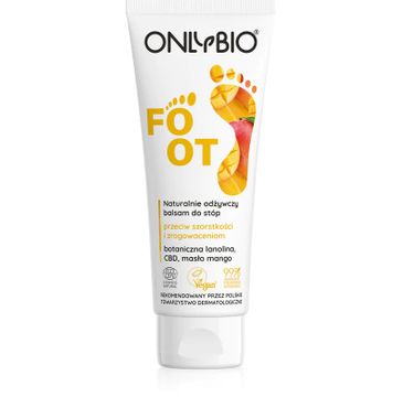 OnlyBio Foot naturalnie odżywczy balsam do stóp (75 ml)