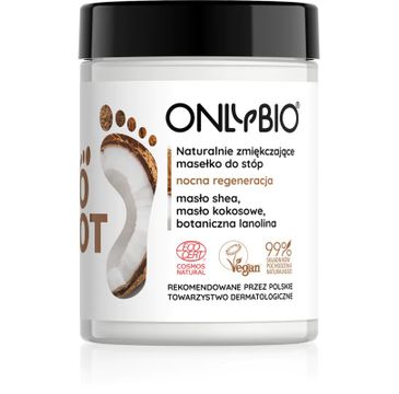 OnlyBio Foot naturalnie zmiękczające masełko do stóp (90 ml)