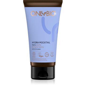 OnlyBio Hydra Mocktail gęsta pianka do mycia twarzy Jaśmin i Lewan (150 ml)