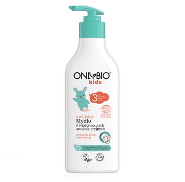 OnlyBio Kids mydło do rąk o właściwościach antybakteryjnych od 3. roku życia (300 ml)