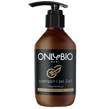 OnlyBio Men Szampon i żel 2w1 regenerujący (250 ml)