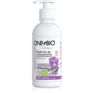 OnlyBio Silver Med Care+ łagodzące mydło do rąk o właściwościach antybakteryjnych (250 ml)