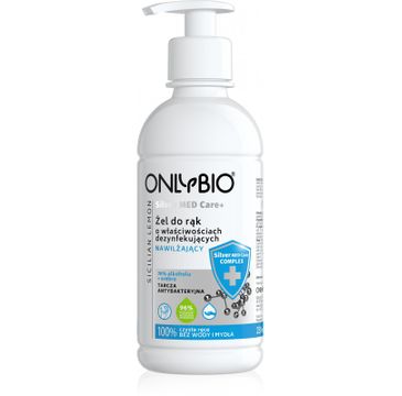 OnlyBio Silver Med Care+ nawilżający żel do rąk o właściwościach dezynfekujących (250 ml)