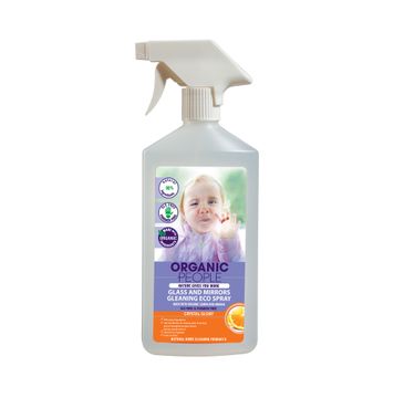 Organic People Glass And Mirrors Cleaning Eco Spray spray myjący do szkieł i luster z organiczną cytryną i pomarańczą 500ml