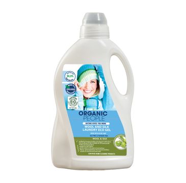 Organic People Wool And Silk Laundry Eco Gel żel do prania wełny i jedwabiu z mydłem oliwkowym 1500ml