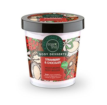 Organic Shop Body Desserts mus do ciała nawilżający strawberry & chocolat (450 ml)