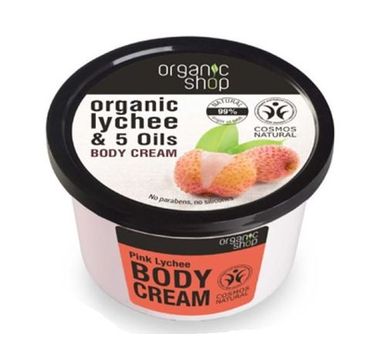 Organic Shop krem do ciała  Różowe Liczi (250 ml)