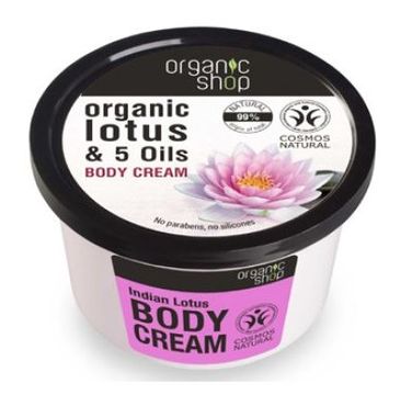 Organic Shop krem do ciała Indyjski Lotos (250 ml)