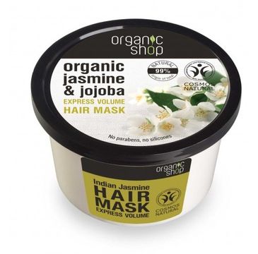 Organic Shop maska do wÅ‚osÃ³w organiczna Indyjski JaÅ›min 250 ml