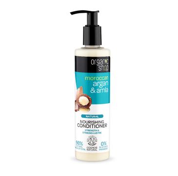 Organic Shop Natural Nourishing Conditioner wzmacniająca odżywka do włosów Argan & Amla 280ml