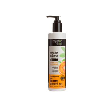 Organic Shop Organic Grapefruit & Lime Active Shower Gel grejpfrutowy aktywny żel pod prysznic 280ml