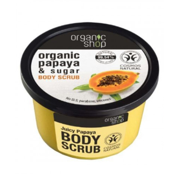 Organic Shop peeling do ciała odmładzający soczysta papaya (250 ml)
