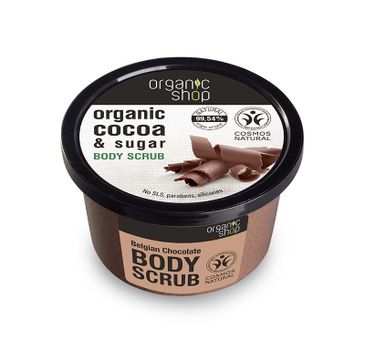 Organic Shop peeling do każdego typu skóry belgijska czekolada (250 ml)